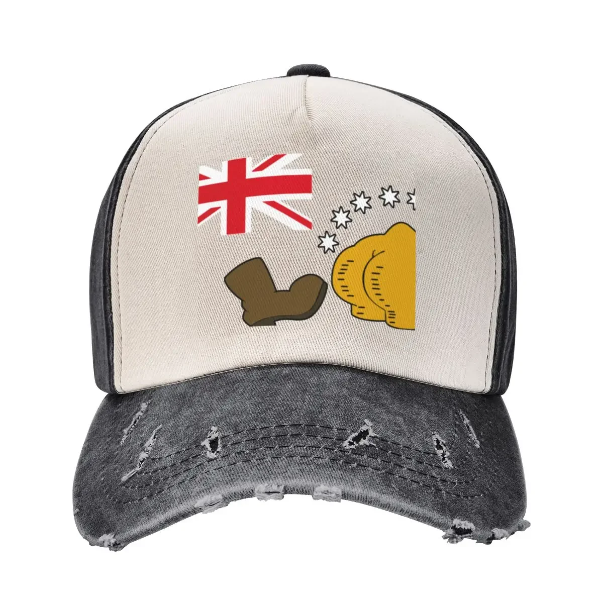 

Australia Flag Baseball Cap Sun Hat For Children beach hat Sunscreen Men Golf Wear Women's