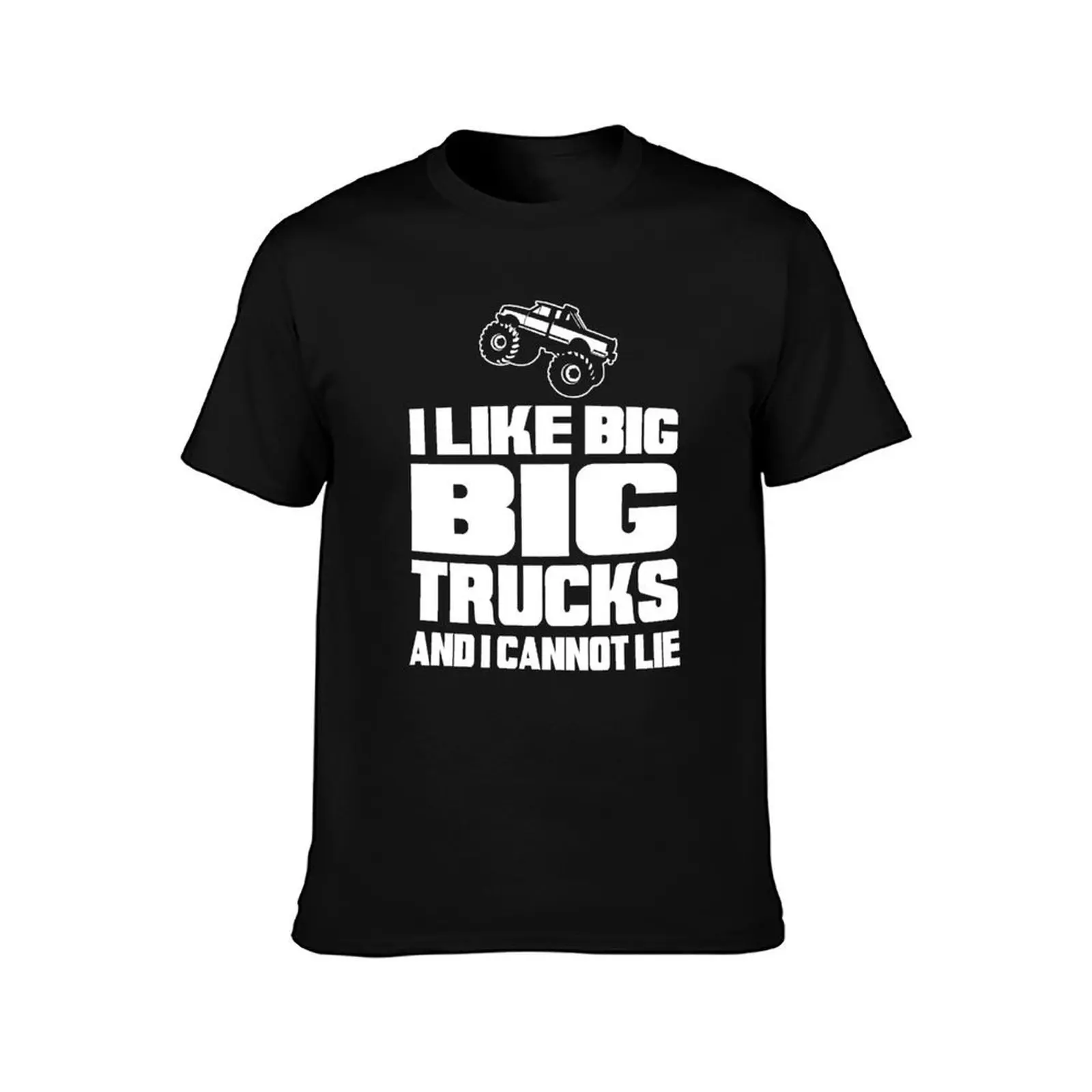 I Like Big Trucks and I cannot lie T-Shirt, Summer Casual Cotton Tee, Oversized Streetwear Tops, Vintage Graphic Print