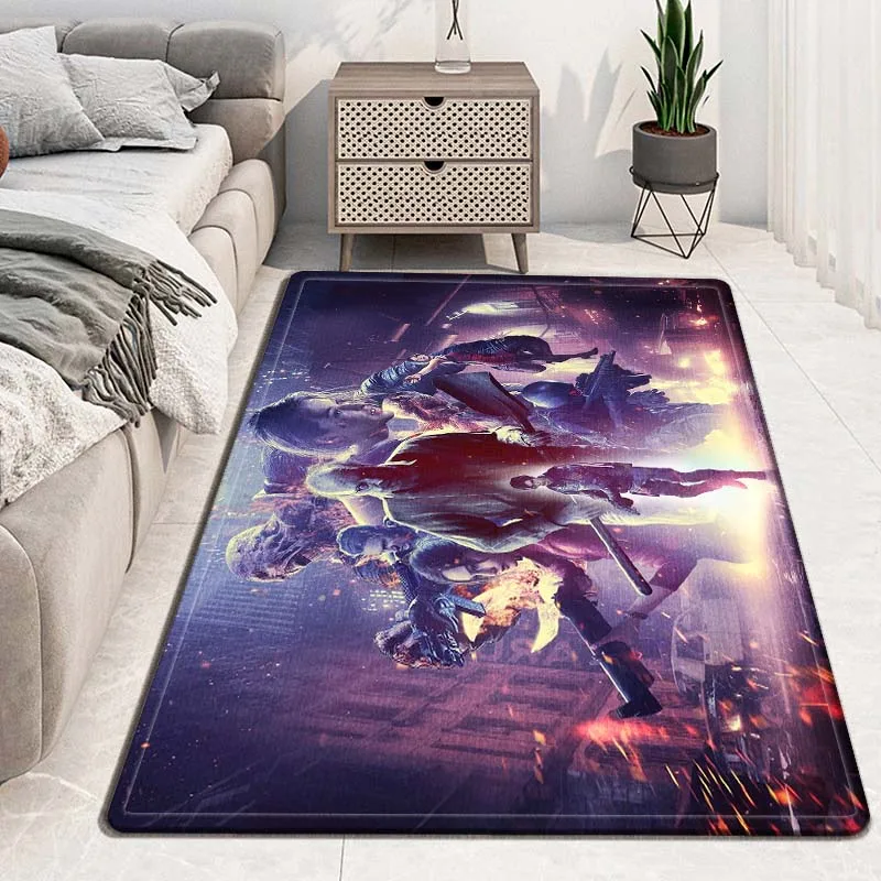 Zombie   Umbrella Company  For Bedroom Rug Black Carpet Living Room Carpet Bathroom Anti-slip Rug Halloween Home Decoration