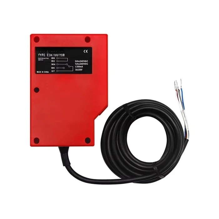 Reflective photoelectric sensors, which detect non-contacting objects and indicate their presence by means of a switching signal