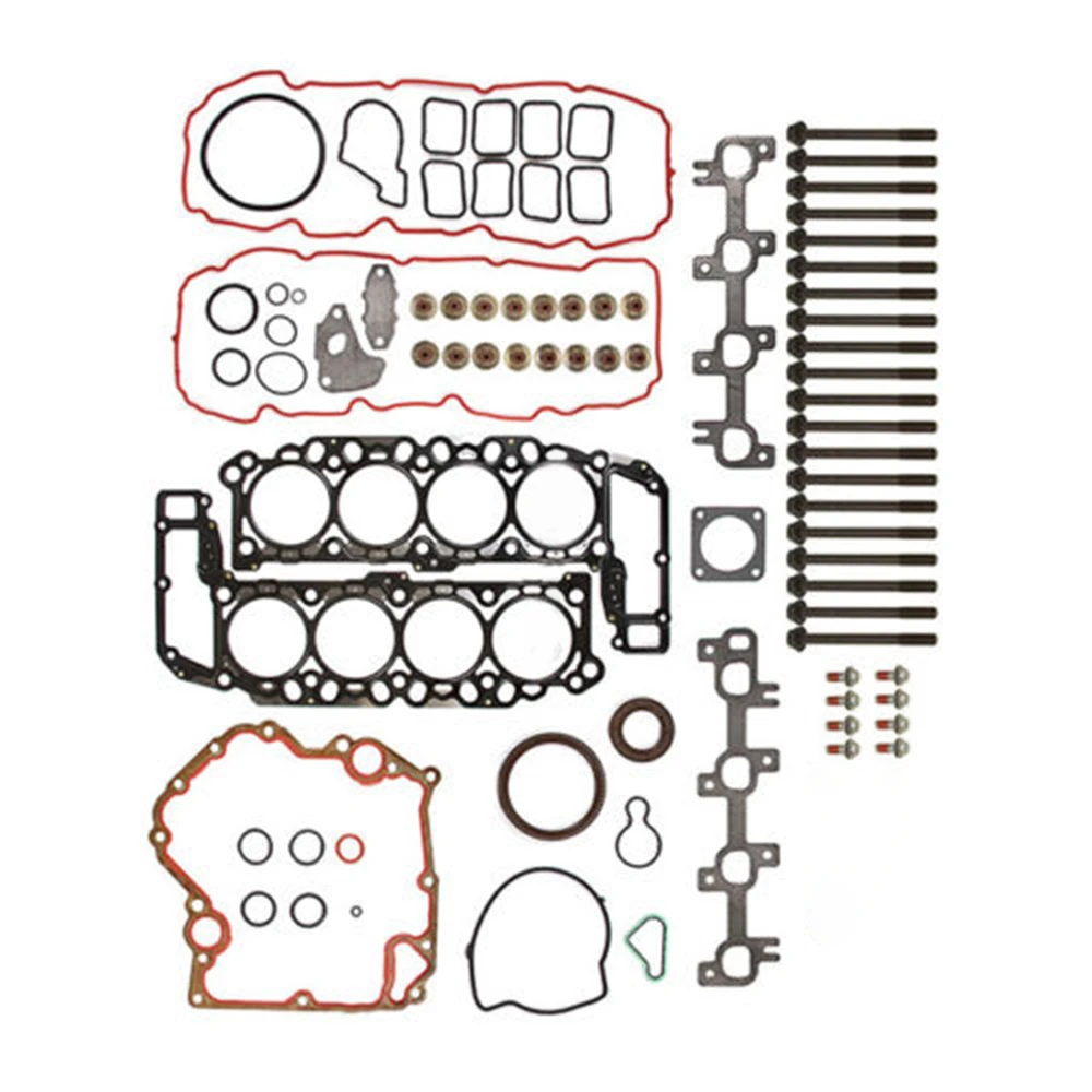 

HS26157PT полный комплект прокладок болты с головкой для Dodge Ram Dakota Jeep Grand Cherokee 4,7 л 99-02 CS26157 ES71129