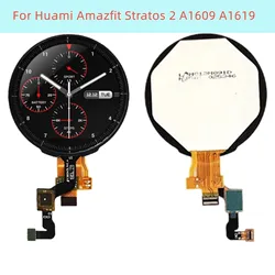 LCD Screen for Huami Amazfit Stratos 2 A1609 A1619 with Digitizer Full Assembly Watch Screen Repair Replacement Part