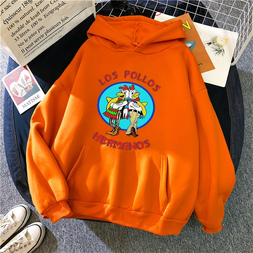 LOS POLLOS Hermanos Movie For Women Hoodie Funny Chicken Brothers Sweatshirt Oversized Men Hoodies Pullover Hip Hop Streetwear