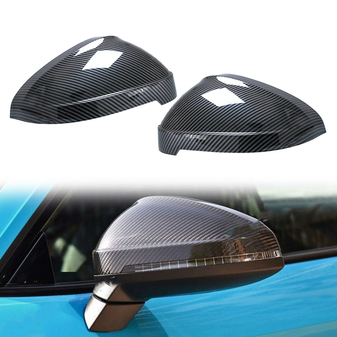 8W0857527GRU Side Mirror Cover Cap With Lane Assist Hole Fit For Audi A4 S4 A5 B9 RS4 S5 RS5 2018 2019 2020 2021