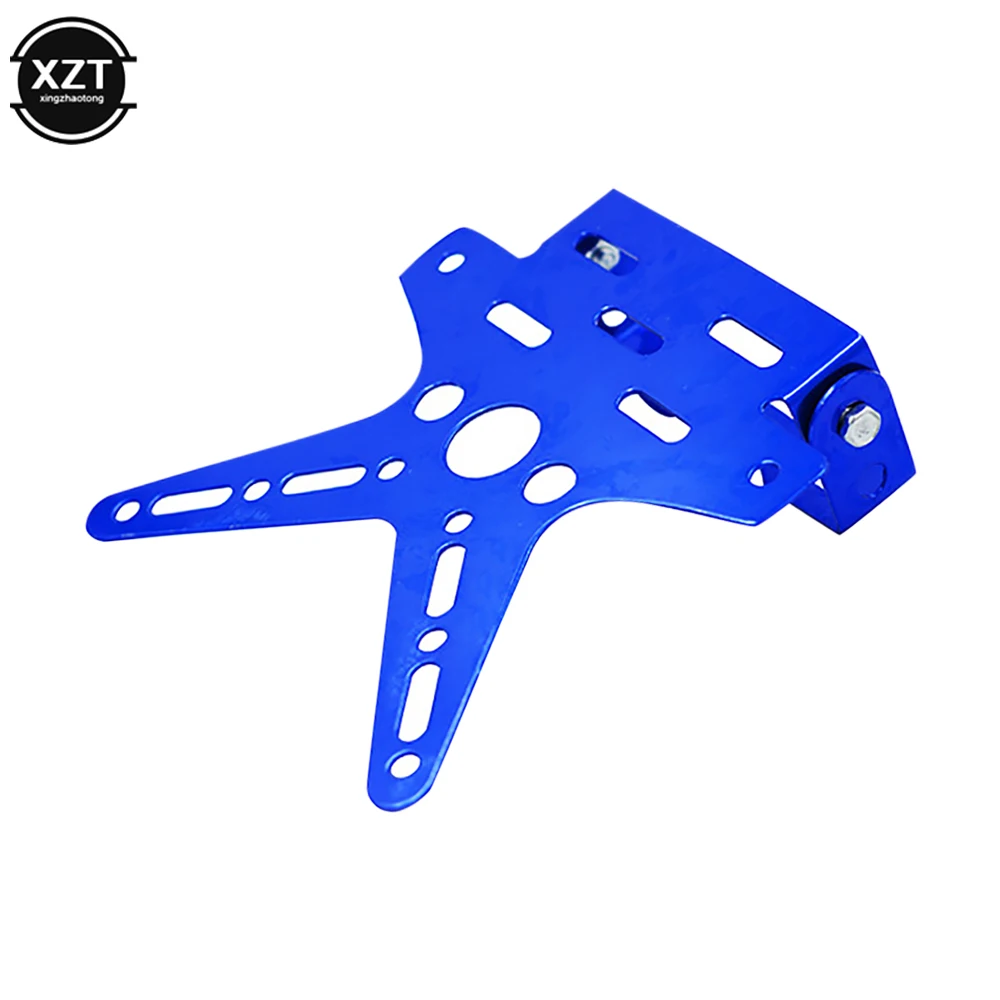 Soporte Universal de aleación de alta calidad para matrícula de motocicleta, soporte de montaje de aluminio ajustado, cubierta de placa de número de