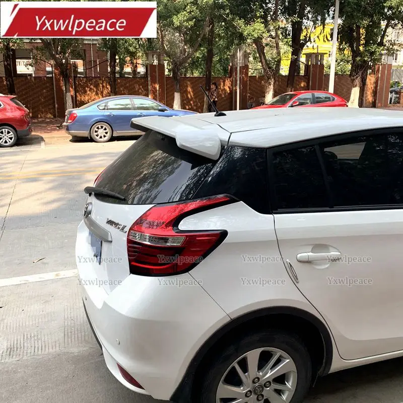 

Для Toyota Yaris 2014 2015 2016 2017 2018 автозапчасти высокого качества ABS Неокрашенный спойлер для багажника