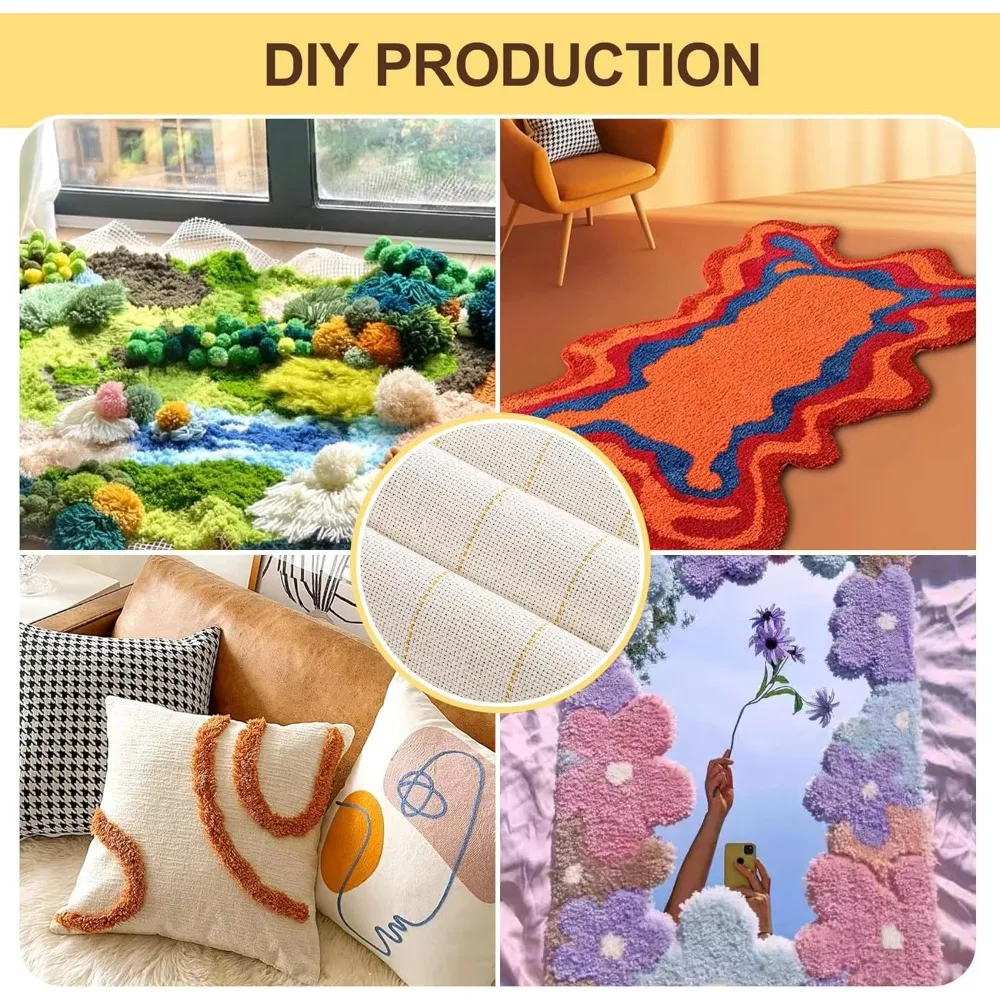 قماش معنقدة أساسية يمكنك صنعها بنفسك قماش الراهب مطرز قماش معنقدة مع خطوط ملحوظة لملحقات إبرة البنادق البساطية #4