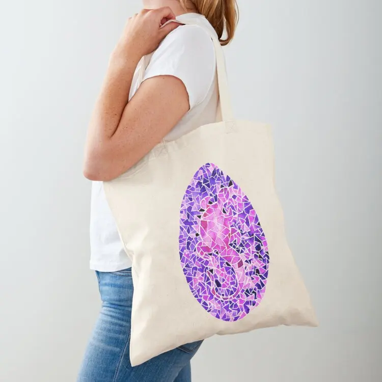 Mosaic Lizard Tote Bag