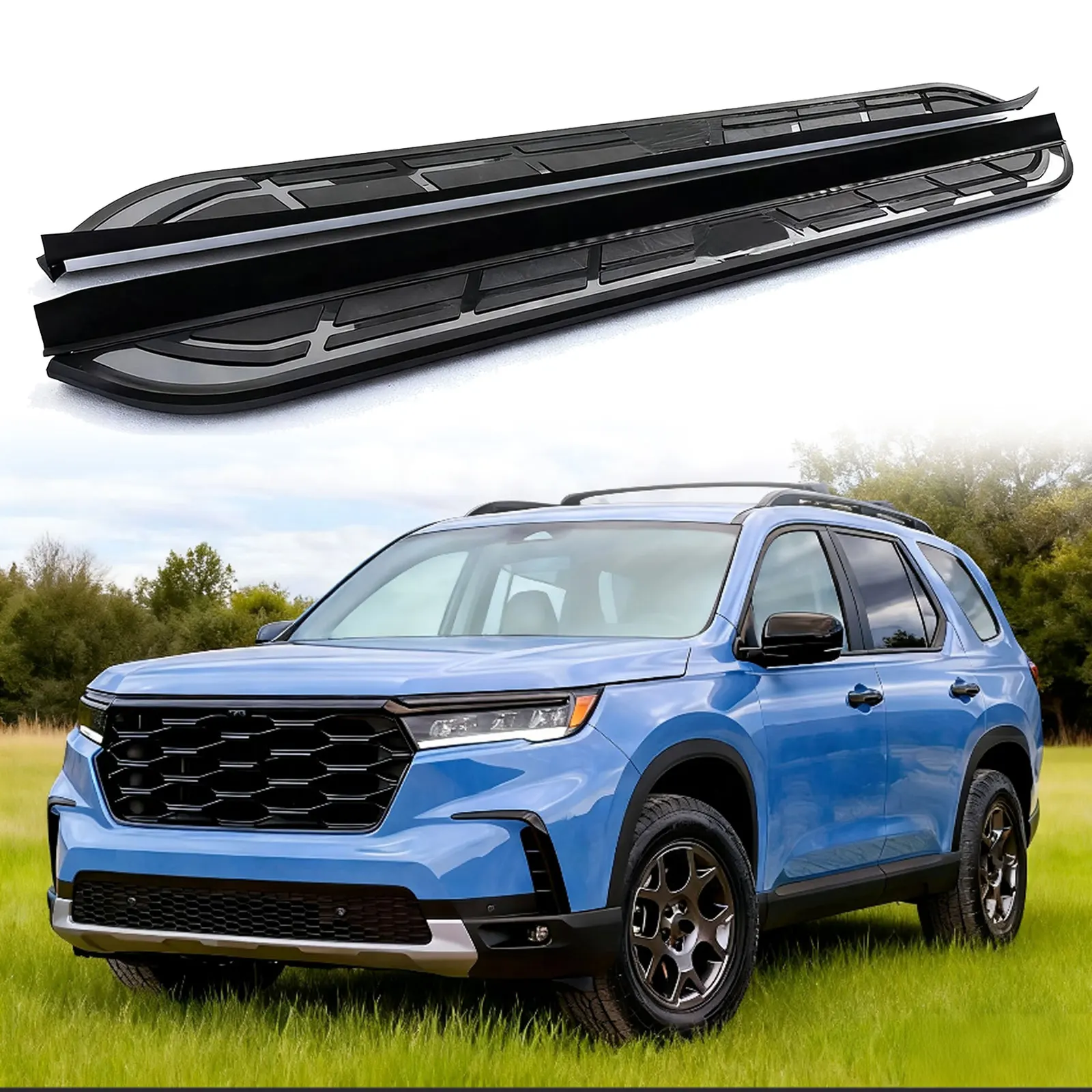 

Боковая подножка педали Nerf Bar подходит для Honda Pilot 2023 2024 2025
