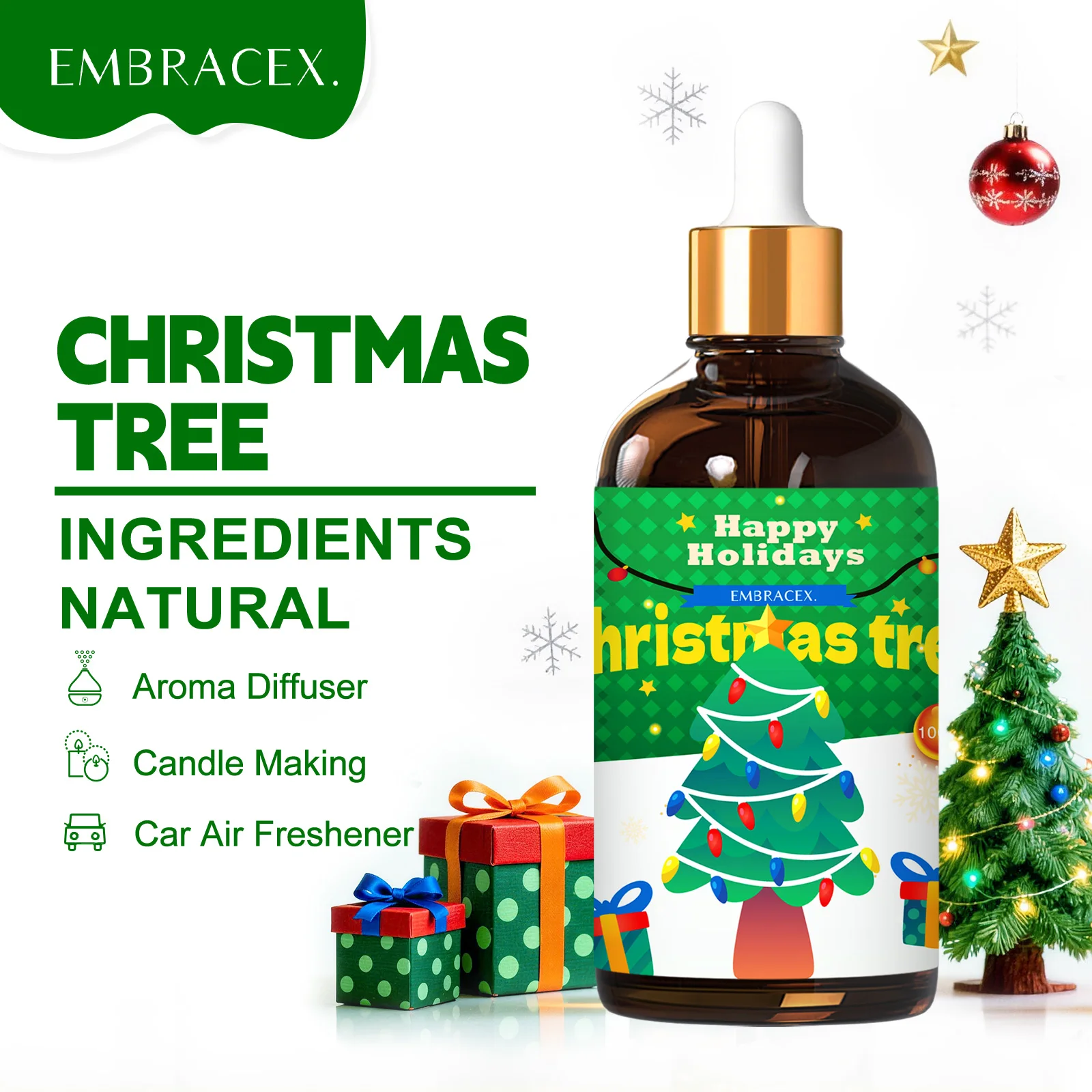 Xmas Home Fragrance - Óleo Essencial de Árvore de Natal