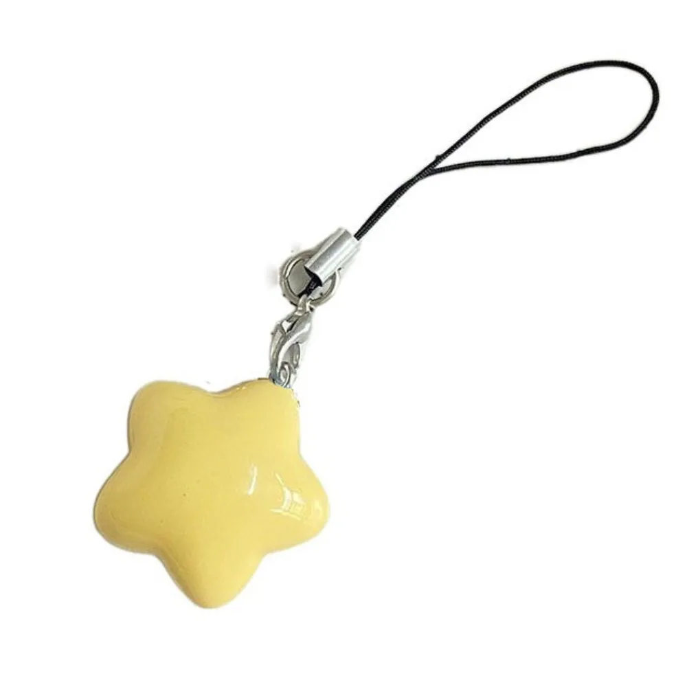 Star Star Phone Strap Phone Lanyard Keychain Phone Hanging Rope Pendant Candy Color Mobile Phone Chain Girl Jewelry