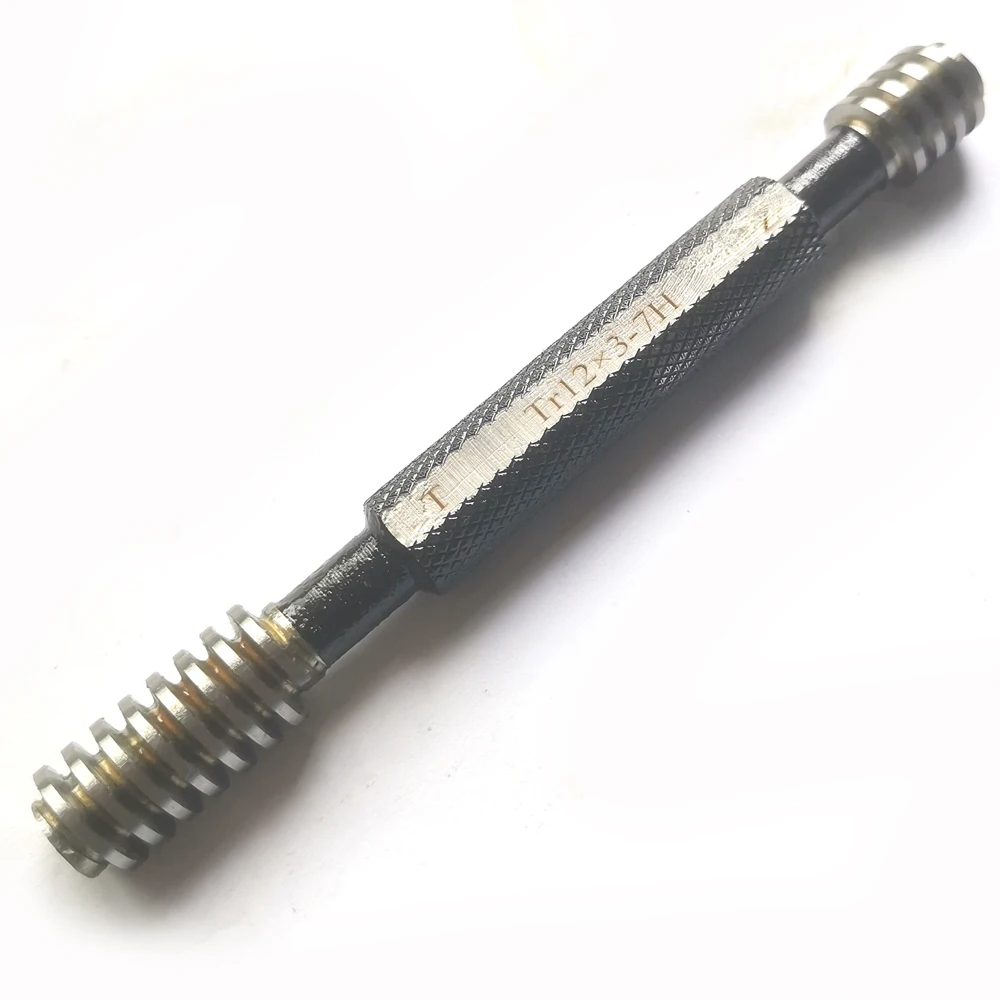 

Right hand Trapezoidal thread gauge plug TR10 TR12 TR14 TR16 7H Trapezoid screw plug gauges gage T10 T12 T14 T16 TR10X2 TR10X3