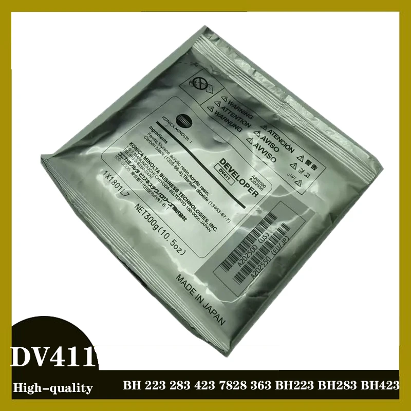 DV411 Developer Iron Powder for Konica Minolta Bizhub BH 223 283 423 7828 363 BH223 BH283 BH423 BH7828 BH363 DV-411