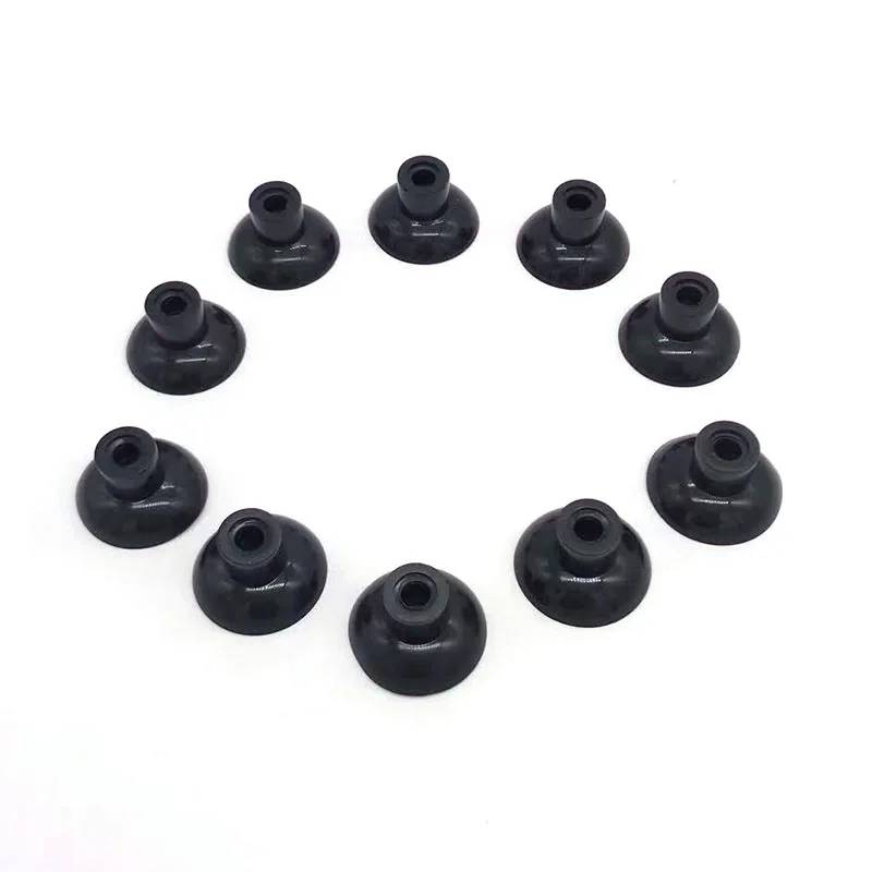 10Pcs Transparent Black Aquarium Suction Cup Air Tube Holder Sucker for Fish Tank Pump Oxygen Air Tube Fixing Clip Accessories