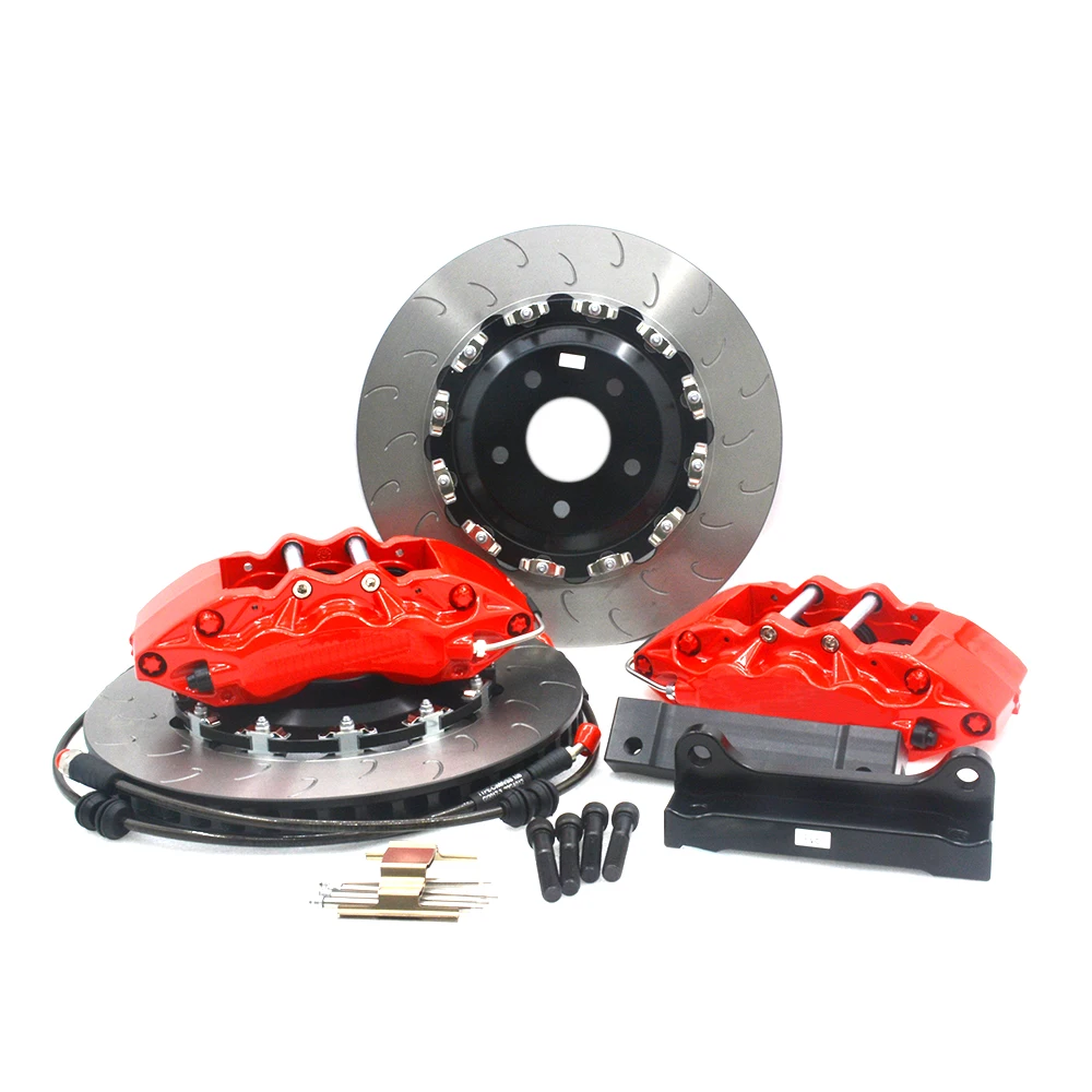 Jada 6 Pots Big Brake Kit 9040 Brake Caliper 355*32mm Big Floating Brake Disc Front Wheel Rim 18