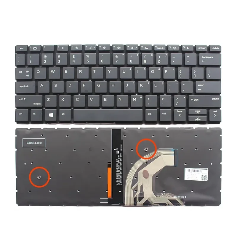 New Keyboard with backlit for HP 430 G6 430 G7 HSN-Q14C/Q23C ZHAN 66 Pro 13 G2