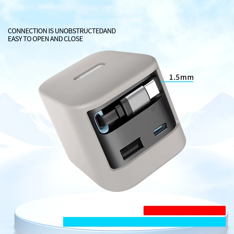 Silicone Protective Case for CUKTECH CP6 67W Charger Dust Protection Sleeve Anti-Scratch Design, Soft Flexible Shell Charger