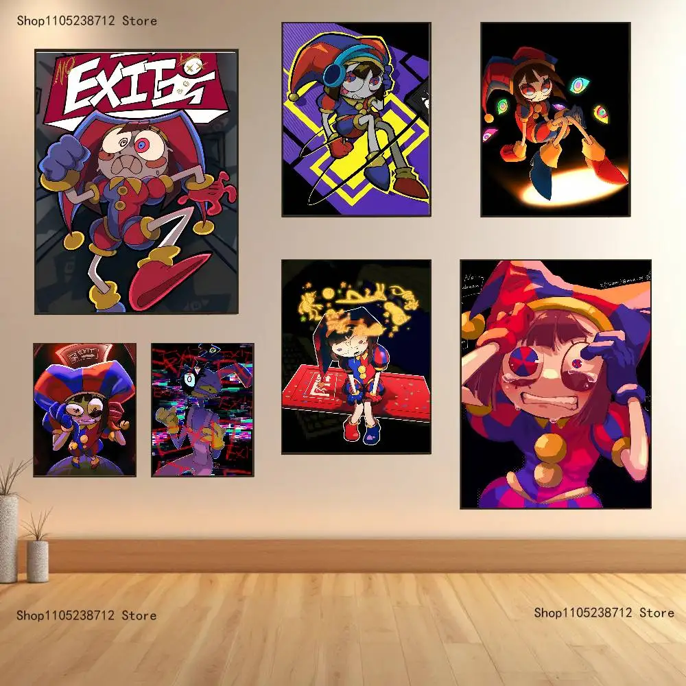 

Creative Funny P-Pomnis Poster Multi-Purpose Wall Art for Living Room Bedroom Office Hallway Bar Home Decor Gift