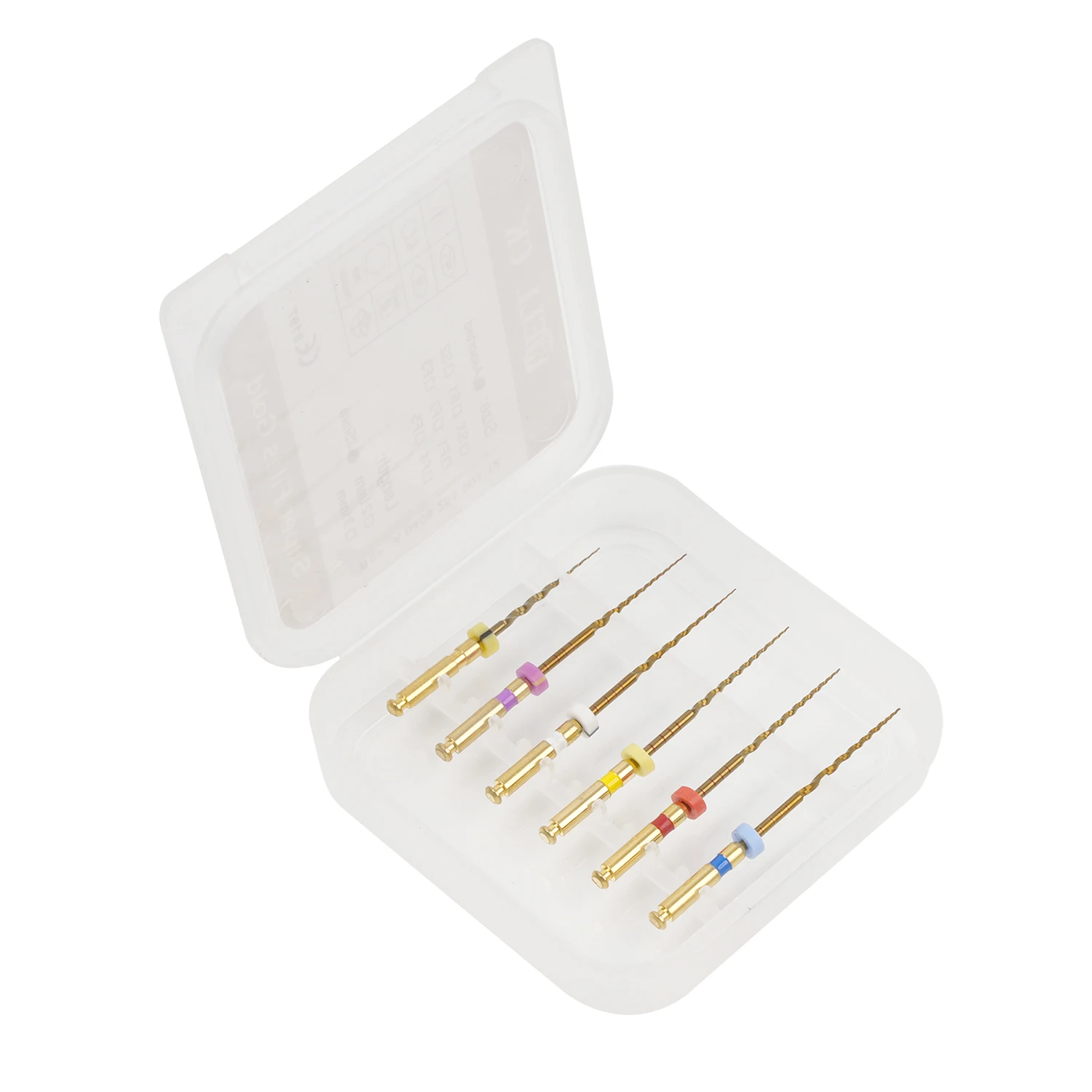 WELLCK Dental Gold Flexibele Endo Roterende Bestanden Warmte Activering Wortelkanaalbehandeling Operatie Endodontische Bestanden 21mm 25mm NITI Tandarts Gereedschap