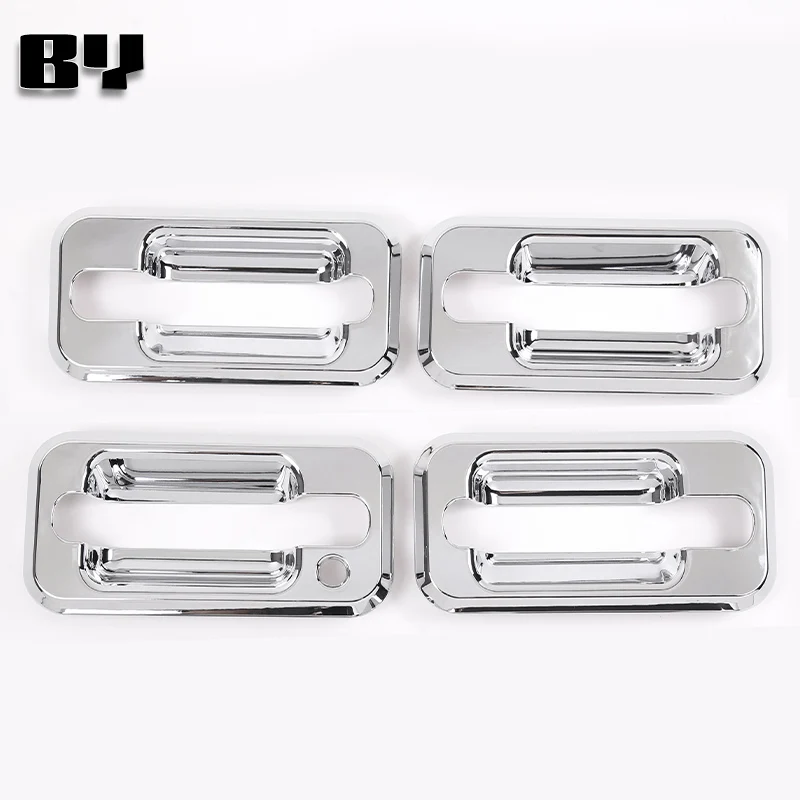 

For Hummer H2 2003-2009 4Pcs Car Handle Door Bowl Cover Trim Sticker Auto Exterior Accessories