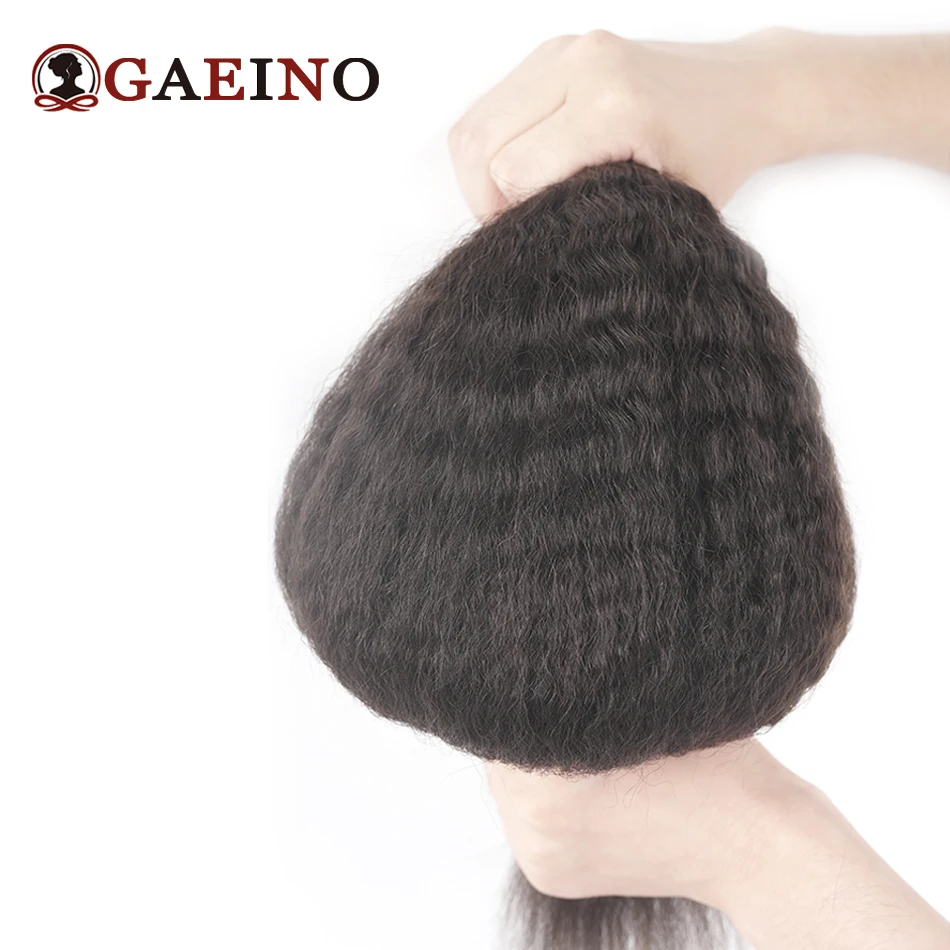 Kinky extensões de cabelo reto para mulheres, cabelo real, cápsula de queratina preta natural, pré ligado fusão humana, eu dica