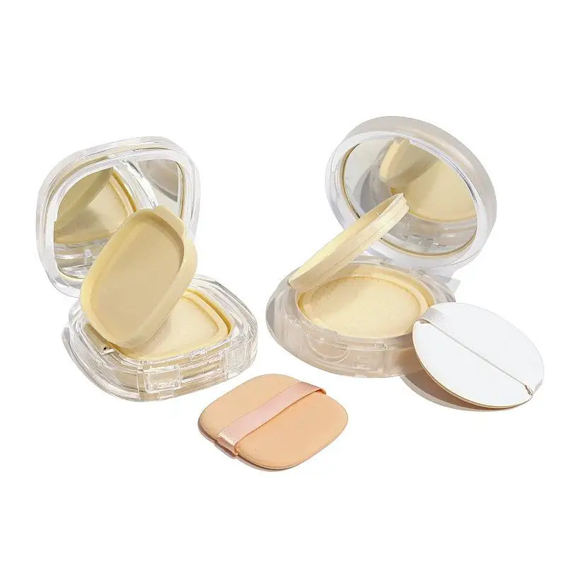 Scatola fai da te per fondotinta con cuscino d'aria Mini scatola vuota carina per soffio Specchio portatile per contenitore per trucco cosmetico Bb Cream con spugna