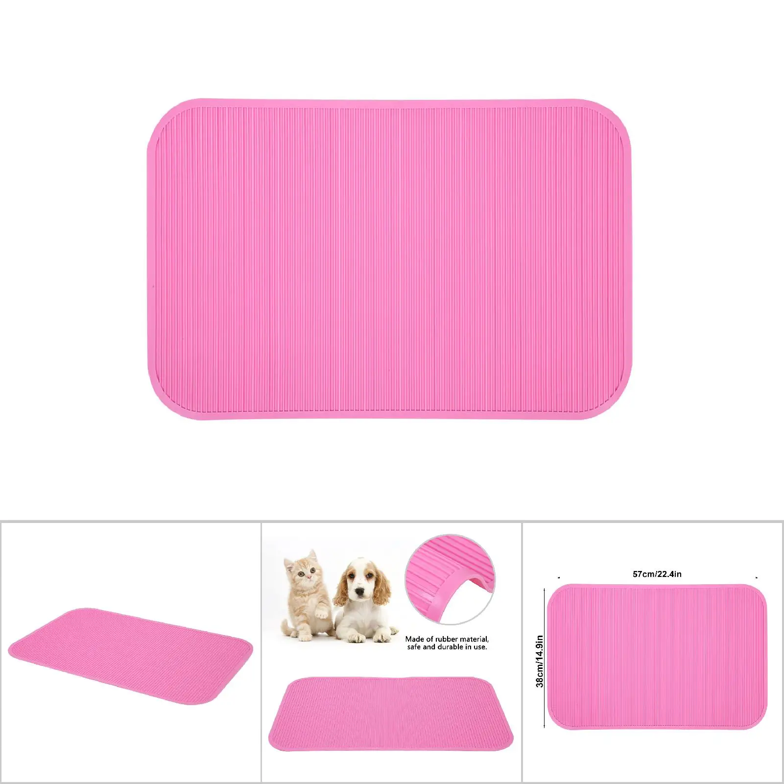 Rubber Pets Mat For Pet Grooming Bathing Training Table Cat Dog Supplies Outdoor Entrance Door Summer Mats