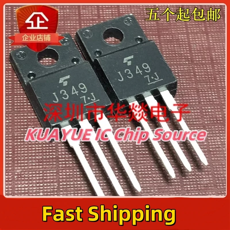 10PCS-30PCS  J349  2SJ349   TO-220F  -60V  -20A  Fast Shipping Quality Guarantee