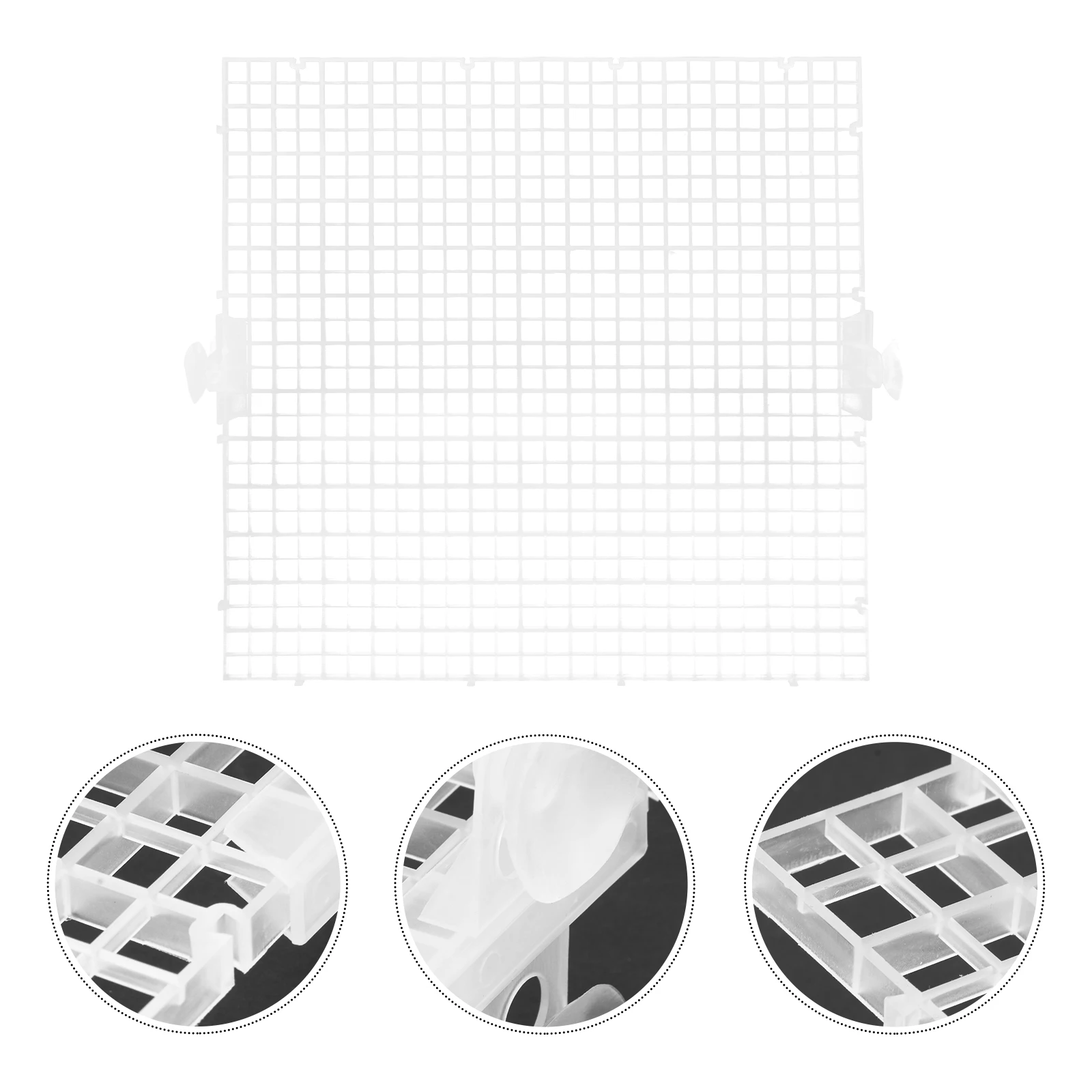 

8pcs Isolation Grid Plate PVC Durable Fish Tank Accessories Separating Aggressive Fish Breeding Fry Aquarium Tools Lattice