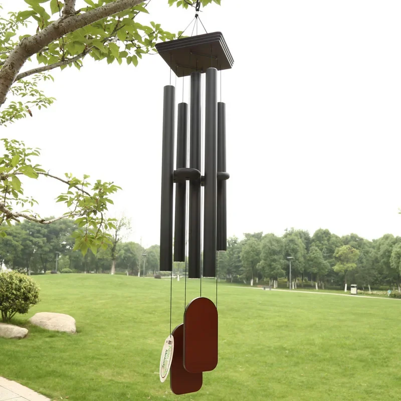 home furnishing homestay pendant gift European and retro metal aluminum tube oversized  advanced texture outdoor garden balcony