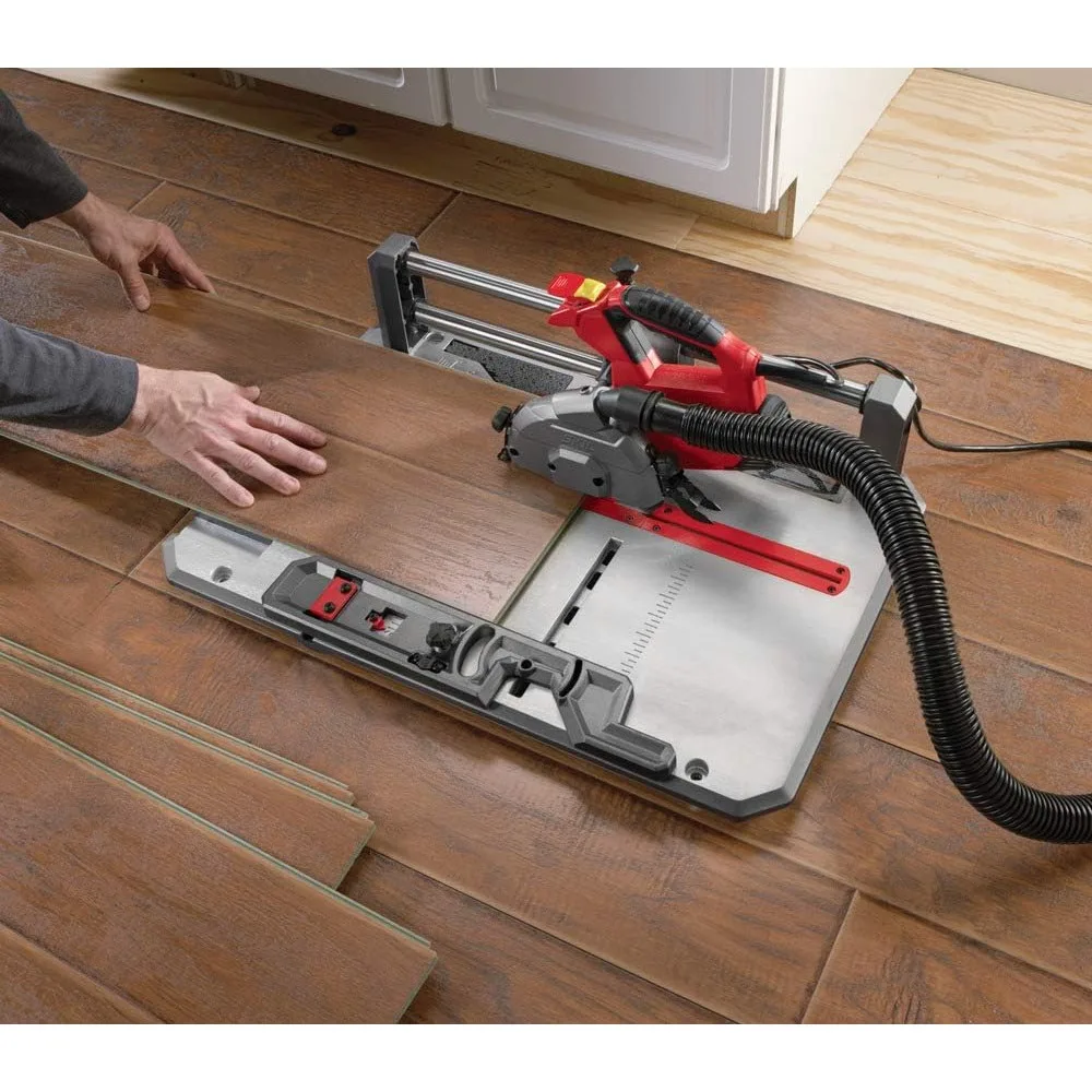 

3601-02 Flooring Saw with 36T Contractor Blade, Red and black