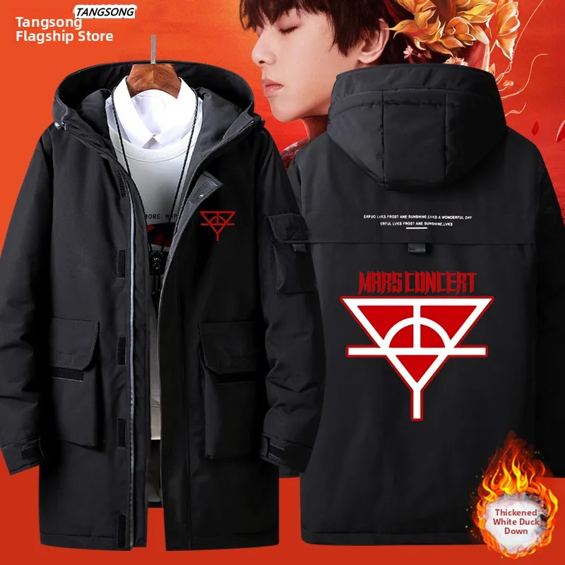 

Куртка Huahua Huachen с цветочным принтом, осенне-зимняя верхняя одежда, теплая, в культурном стиле