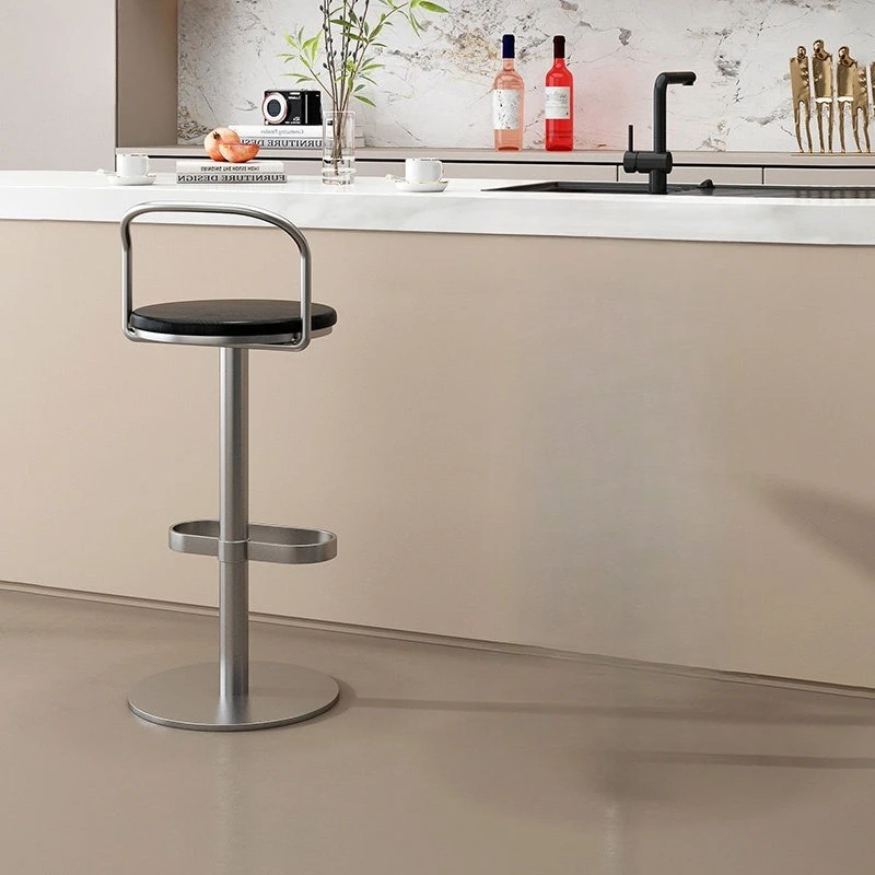 

Nordic simple bar chair household liftable Interior designer bar chair kitchen high banquetas para ilha de cozinha furniture