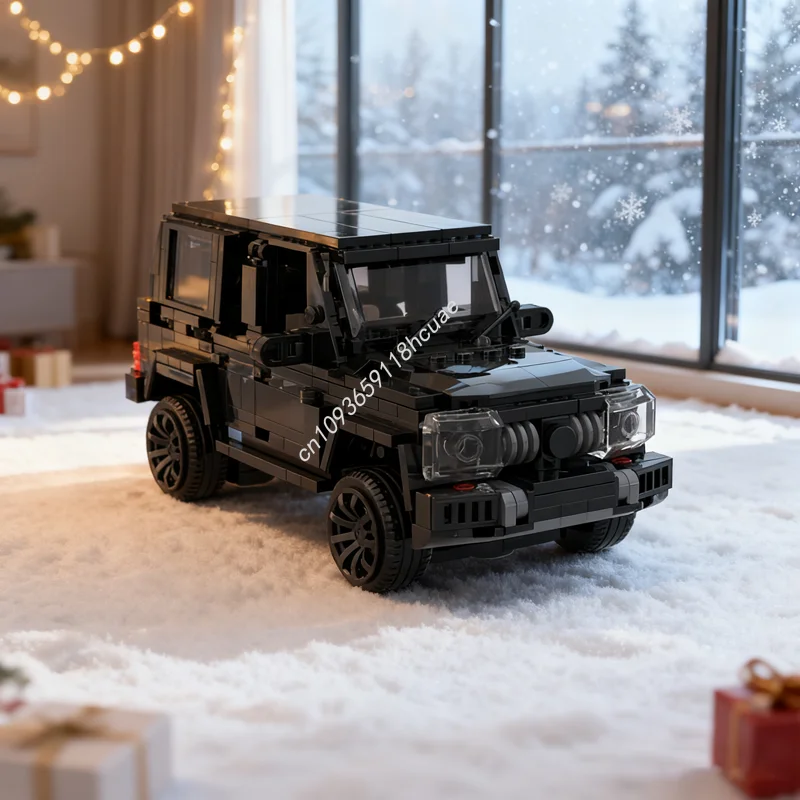 

510 шт. MOC, четырехдверная открывающаяся версия, модель для фристайла, строительные блоки, рождественские подарки, игрушка «сделай сам», креативная идея, образование, день рождения