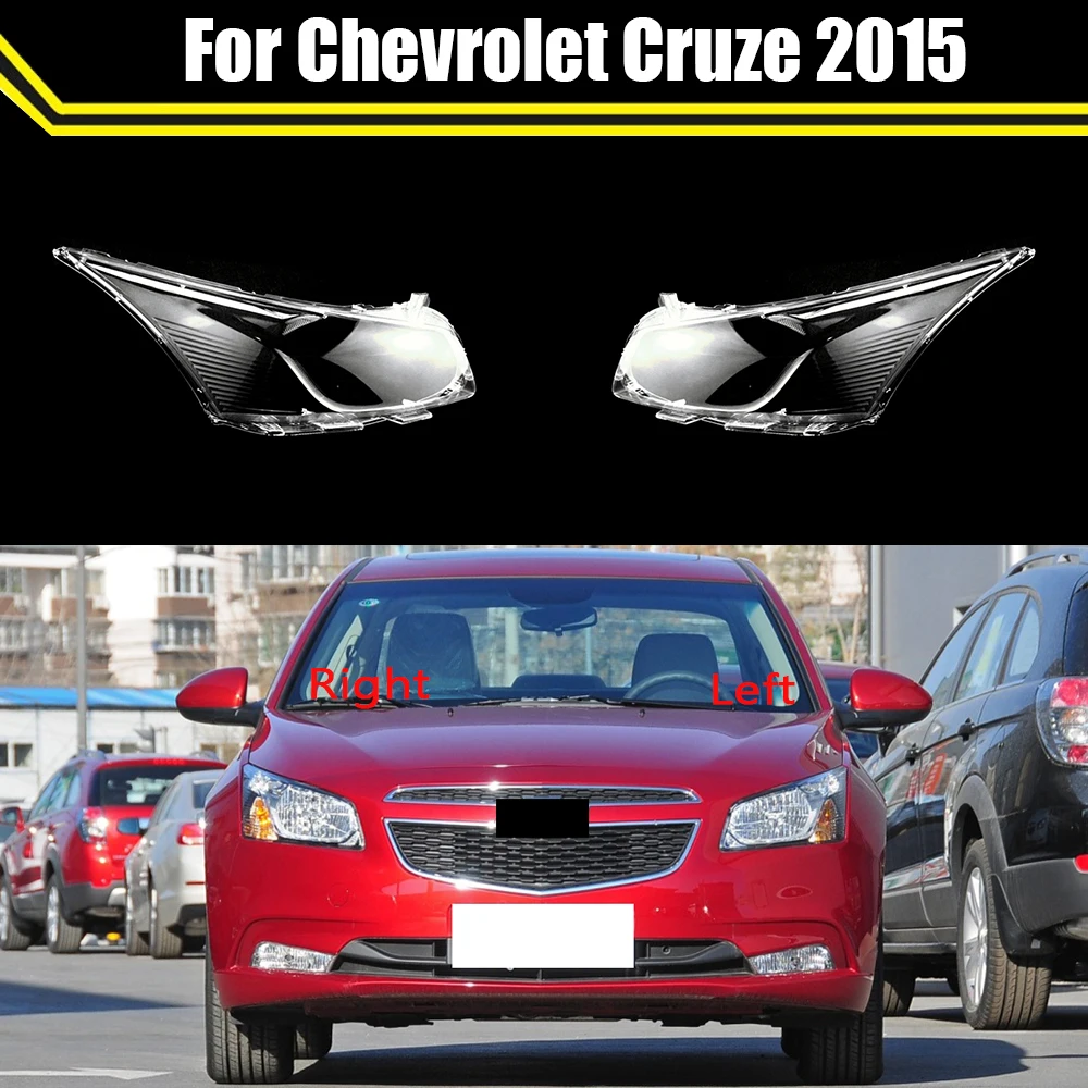 

Car Front Headlamp Head Lamp Light Lampshade Lampcover Auto Clear Lens Shell For Chevrolet Cruze Classic 2015 ​Headlight Cover