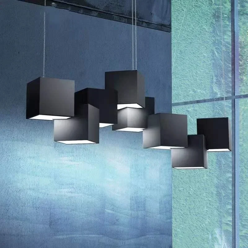 Led Pendant Light 7/8 Head Ceilng Lamps Hanging Lamp 35/40W for Dining Room Living  Lights Fixture  Chandelier