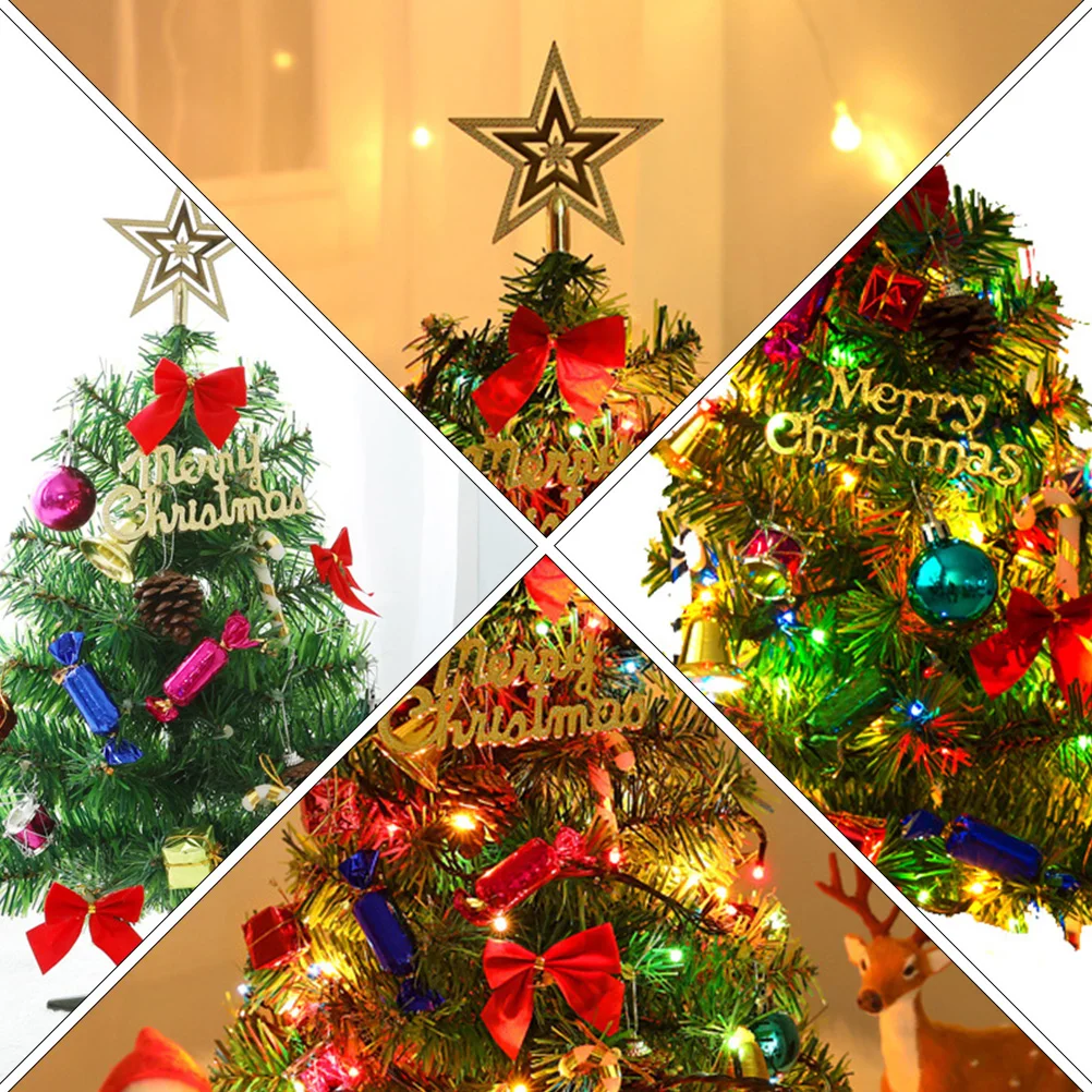 

1Pcs Christmas Tree Ornament Lighted Decor Festival Desktop Adornment Christmas Party Supplies Holiday Indoor Outdoor Decoration