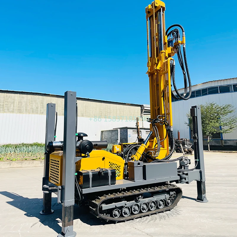 China Manufacturer Pneumatic Drilling Rig Machine Mutifunctional 180 Meter 100m Drill Rig Machine for Water Wells Drill Rig