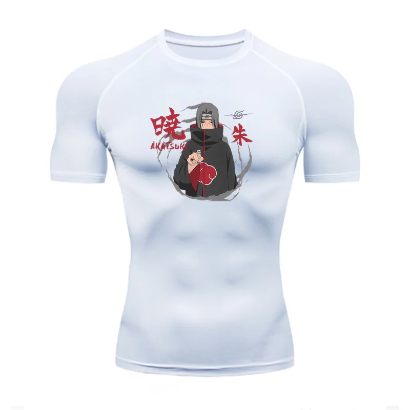 Angel Wings Freedom Print Compression Shirt for Men Sporty Quick Dry Tees Tshirt Tops Gym Workout Running Undershirts Baselayers