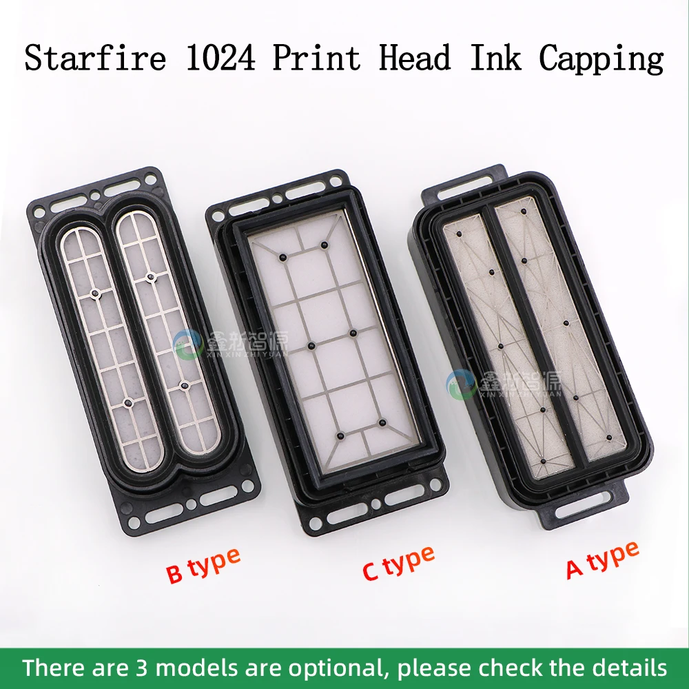 1PC UV Solvent Printer Cap Top for StarFire 1024 Printhead Ink Capping Wit-Color Flora Printer Moisturizing Pad Capping Station