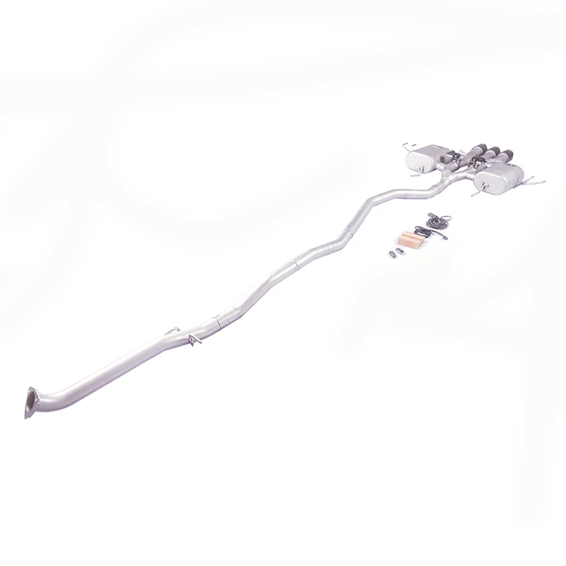 OEM High Performance Quad Stainless Steel Exhaust Pipes for Honda Civic Type-R FL5 2.0T Ss304 Full Exhaust Pipes