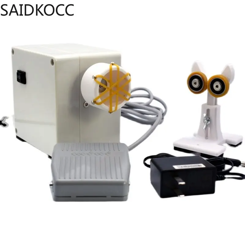 AC 100-240V taşınabilir profesyonel olta yapı sarma elctric-sürücü makinesi DIY olta aracı 0-66RPM ayarlanabilir