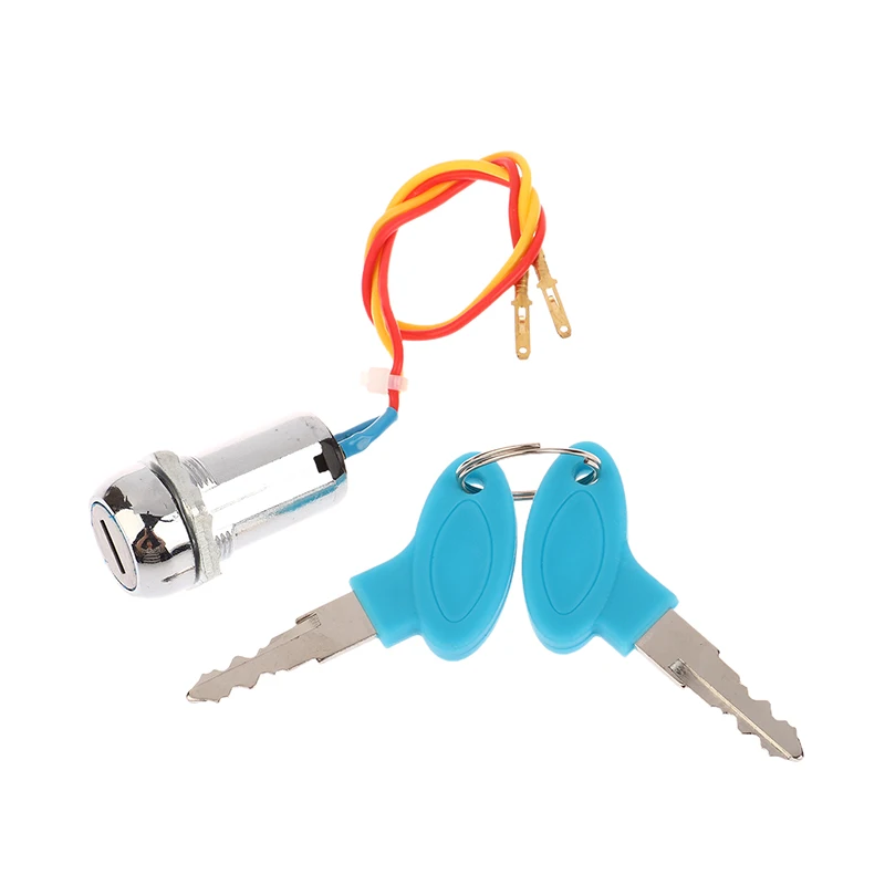 New 1 Set 2 Wire Key Ignition Switch Lock Motorcycle Go Kart ATV Scooter Bike Switch For Motorcycle Electrical System