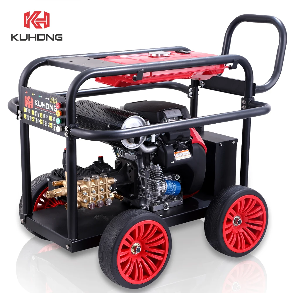 Kuhong 500Bar 7500Psi 15LPM industrial high pressure washer 500bar 380v