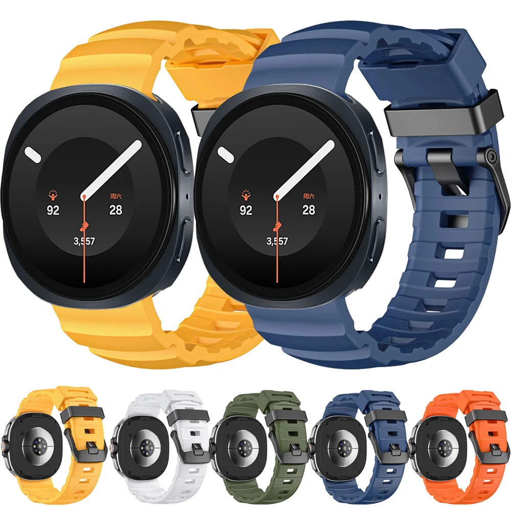Sport Silicone Strap for Samsung Galaxy Watch 9/8 40mm 44mm Original Replaceable Wristband for Galaxy Watch 8/8classic 46mm Band