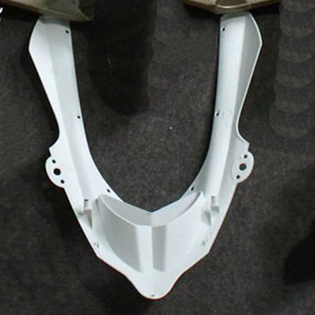 Motorcycle Unpainted White Front Upper Nose Fairing Injection for KAWASAKI Ninja ZX-10R 2004-2005