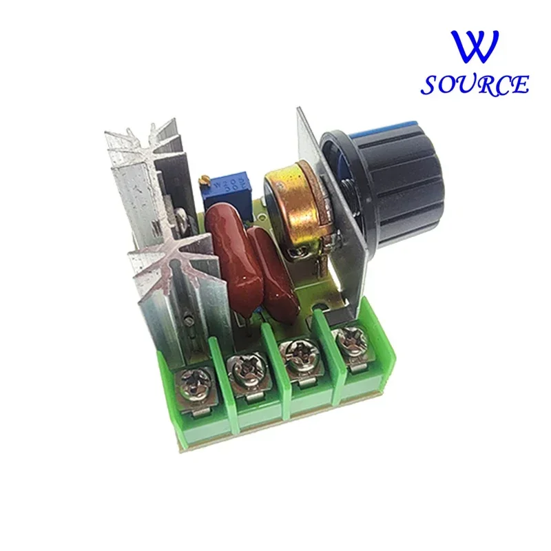 

1PCS 2000W Adjustable Motor Speed Controller Voltage Regulator AC Motor Speed Controller 50-220V 25A Motor Dimming