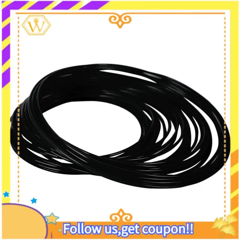 A01K-10X 3D Printer Pen Filament 1.75Mm PLA 10M(Black PLA)