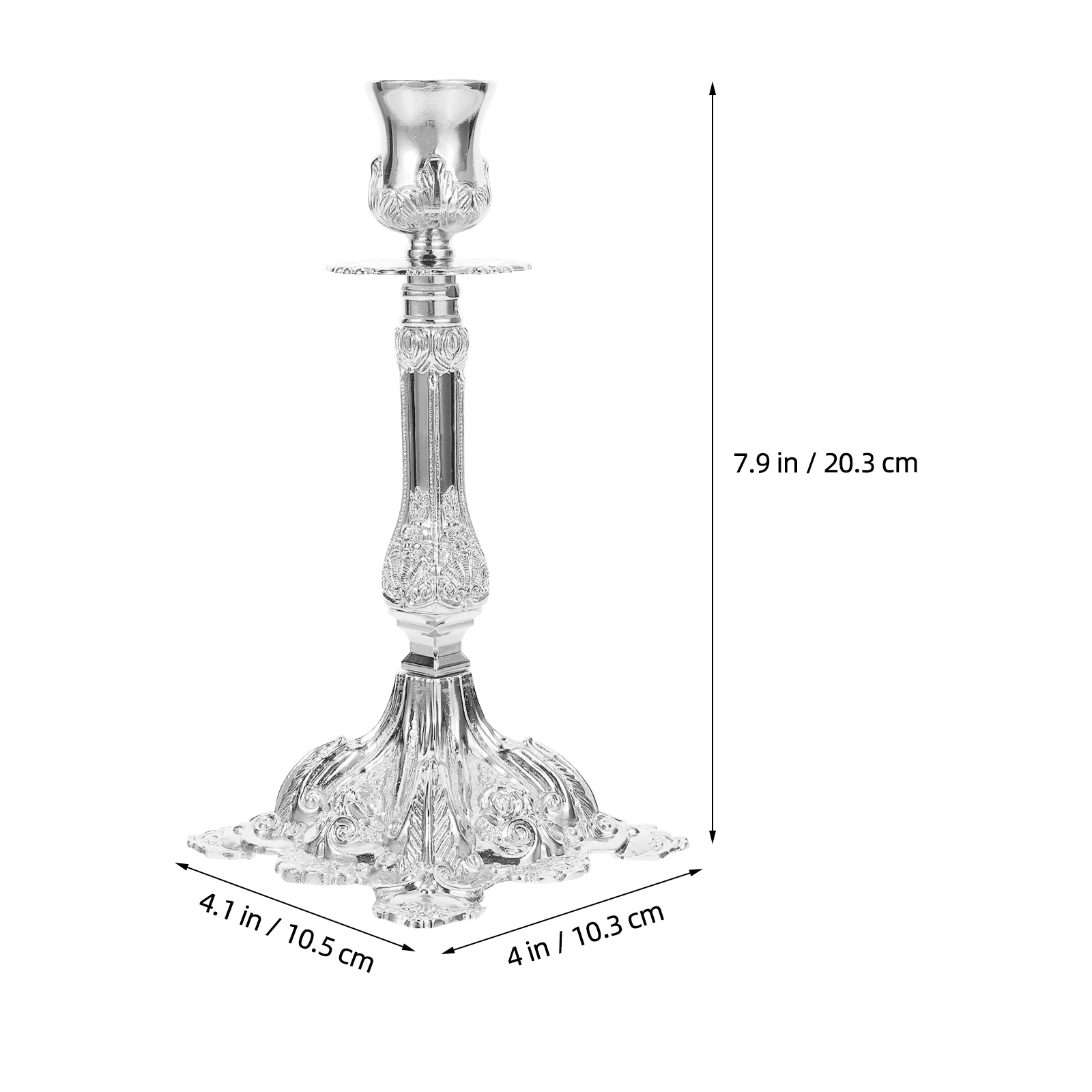 

1pcs Vintage Style Shabbat Holder Single-Head Metal Table Candlestick Decorative Stand For Party Banquet Home