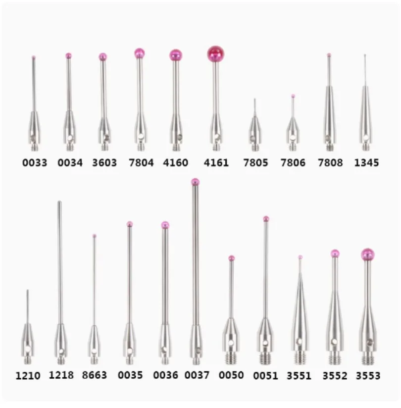 M2M3 for Renishaw Three Coordinate Stylus Three-dimensional Stylus Ruby Stylus 0.5/1.0/1.5/2.0/3.0